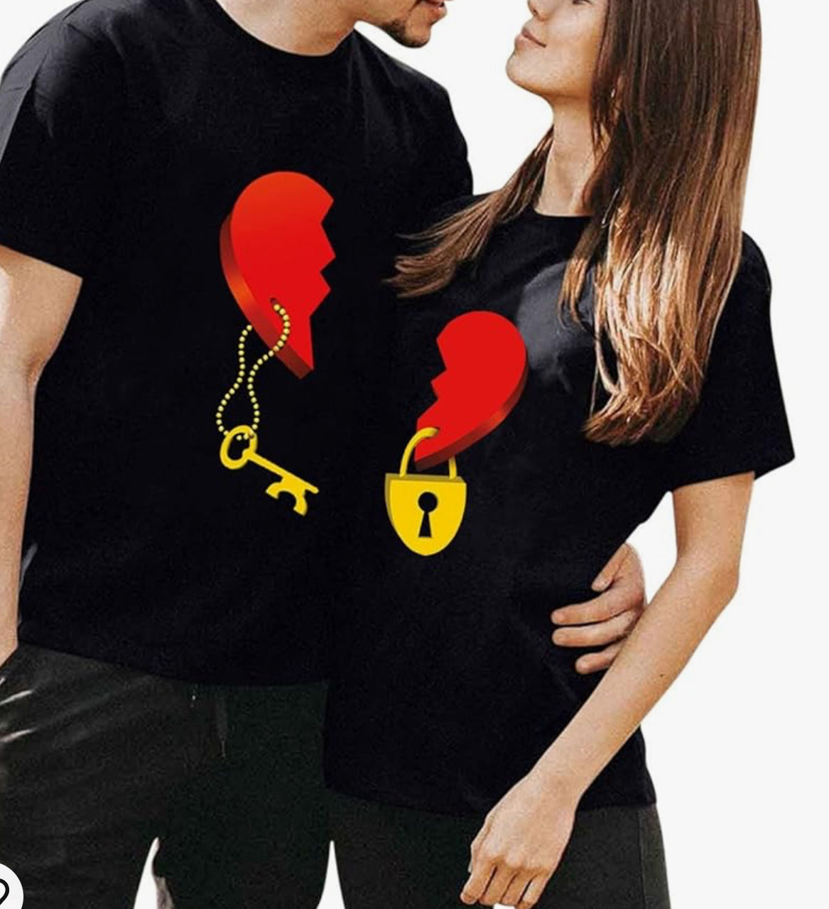 Valentine T-shirt for Couples Women Men