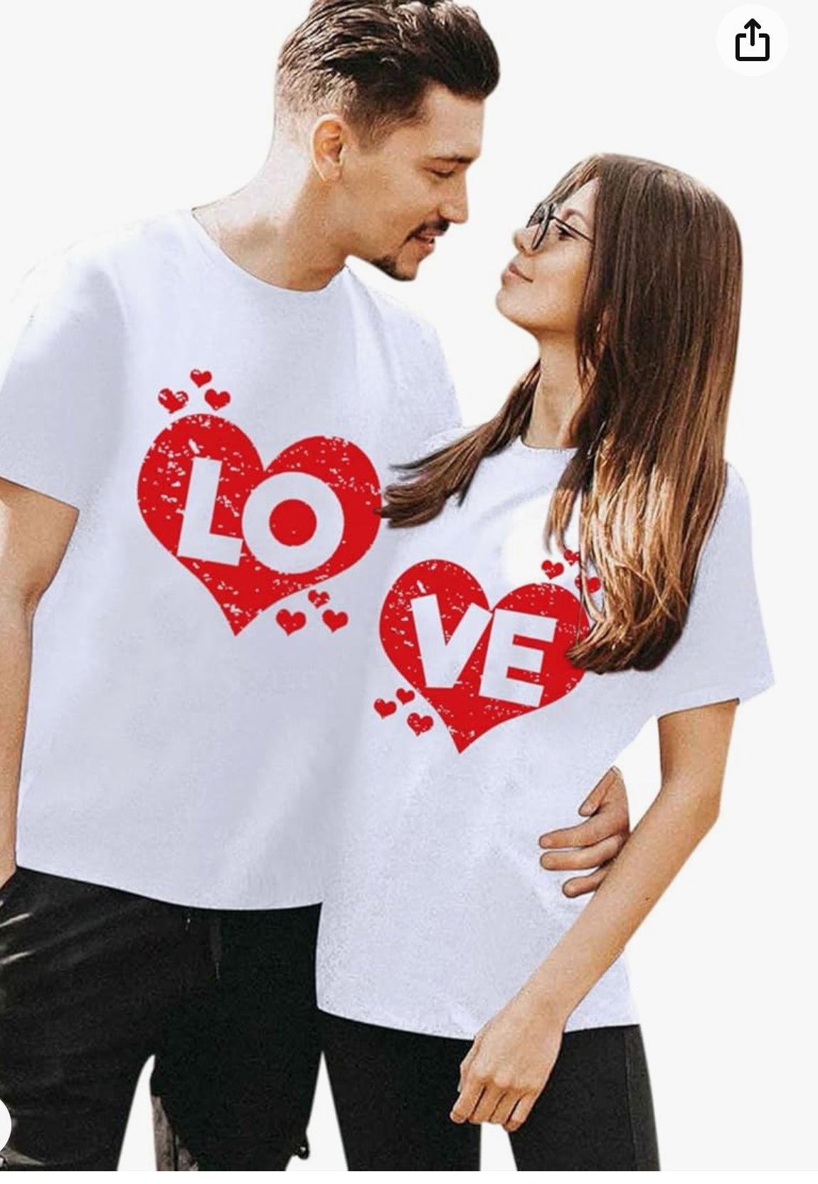 Valentine T-shirt for Couples Women Men