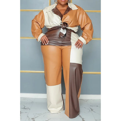 Plus Size Women's Pant Suit