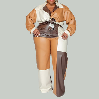 Plus Size Women's Pant Suit