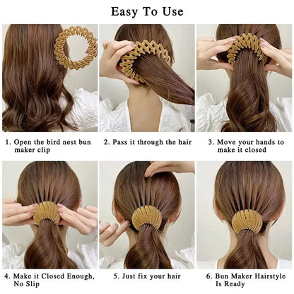 Bird Nest Shaped Hair Claws