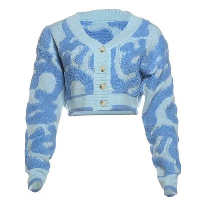 Sleeve Warm Wild Streetwear Knit Jumper