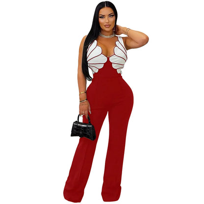 Solid Color Women Jumpsuits