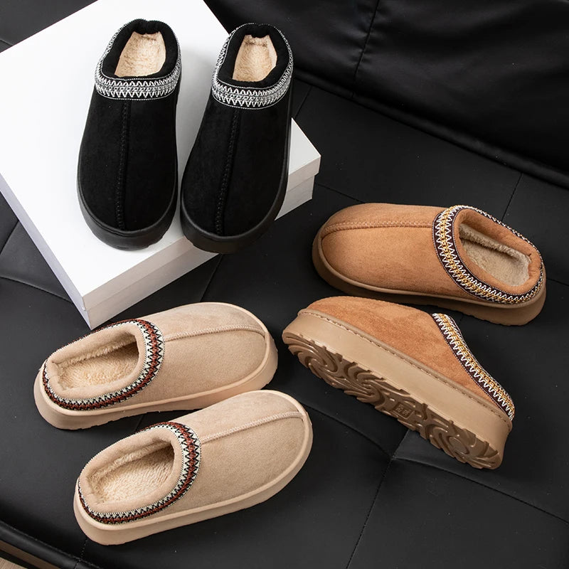 Fashion  Warm Slippers Use Indoor Outdoor