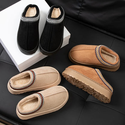 Fashion  Warm Slippers Use Indoor Outdoor