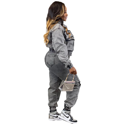 Pant Sets Long Sleeve Women Tracksuit Zipper