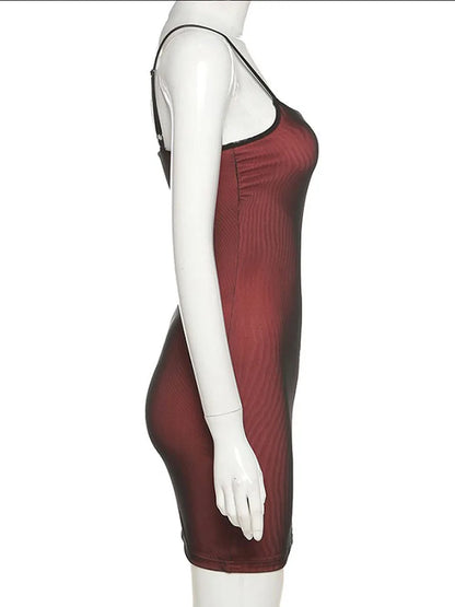 Mesh Double Layer Sexy Skinny Dres