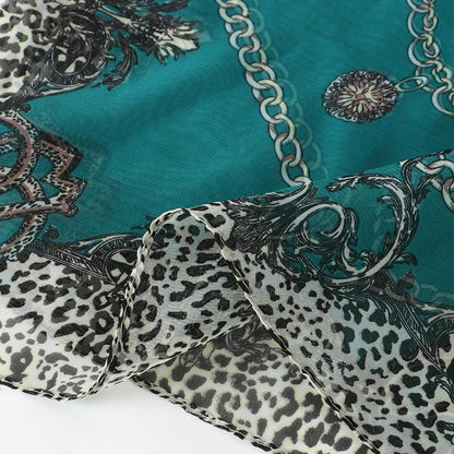 Printed Chiffon Scarf Shawl