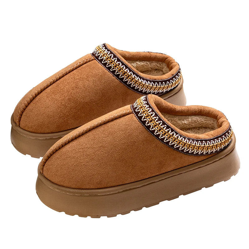 Fashion  Warm Slippers Use Indoor Outdoor