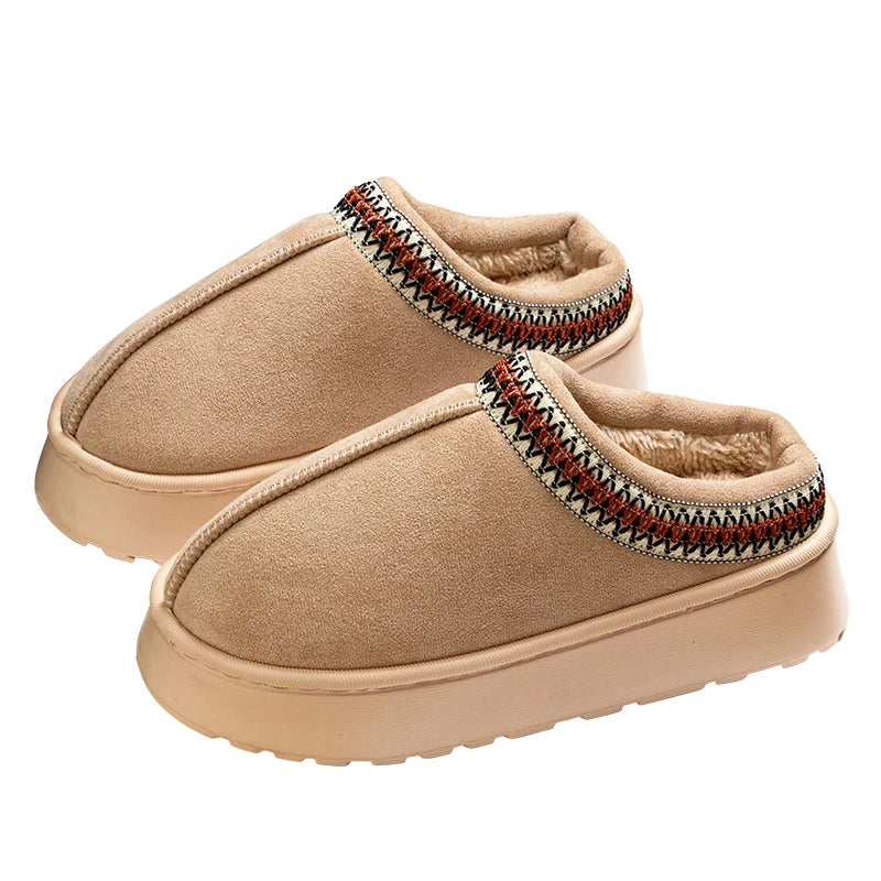 Fashion  Warm Slippers Use Indoor Outdoor