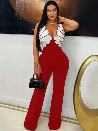 Solid Color Women Jumpsuits