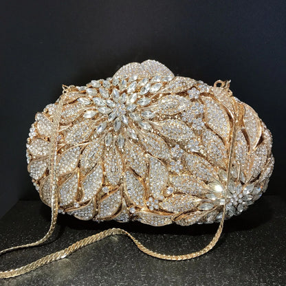 Ladies Rhinestone Party Purses Minaudiere