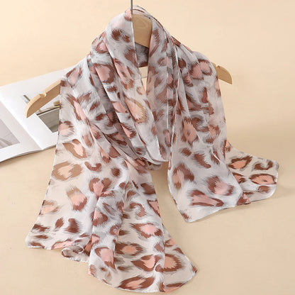 Printed Chiffon Scarf Shawl