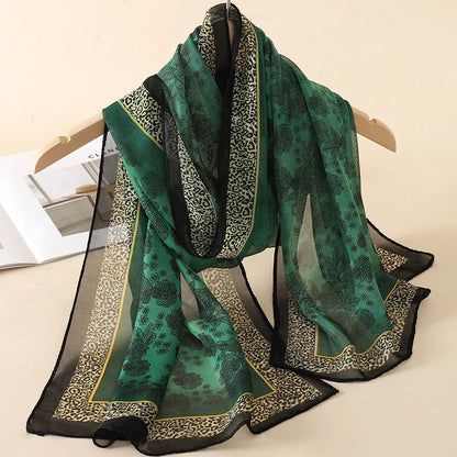 Printed Chiffon Scarf Shawl