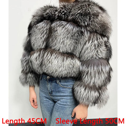 Maomaokong Winter Raccoon Fur Coat