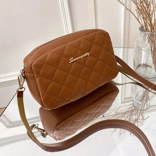 Fashionable Rhombus Shoulder Bag