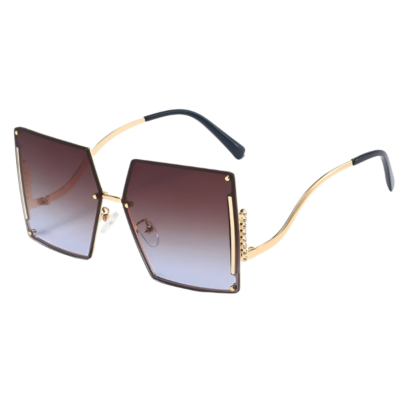 Rimless Square Sunglasses