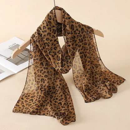 Printed Chiffon Scarf Shawl