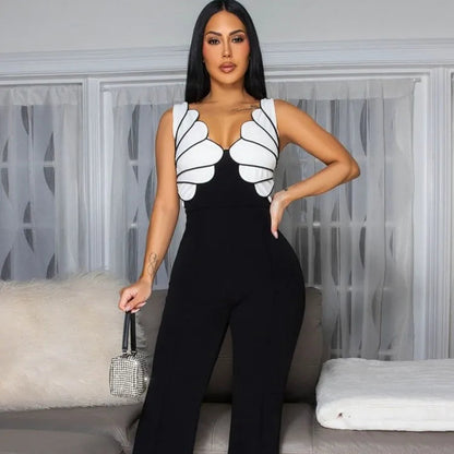 Solid Color Women Jumpsuits