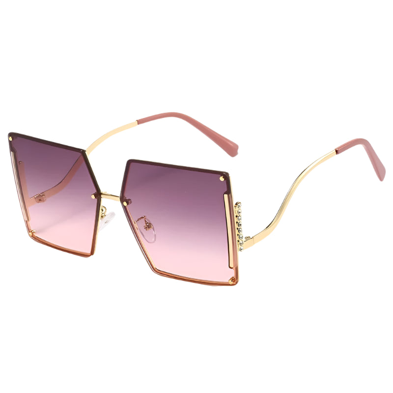 Rimless Square Sunglasses