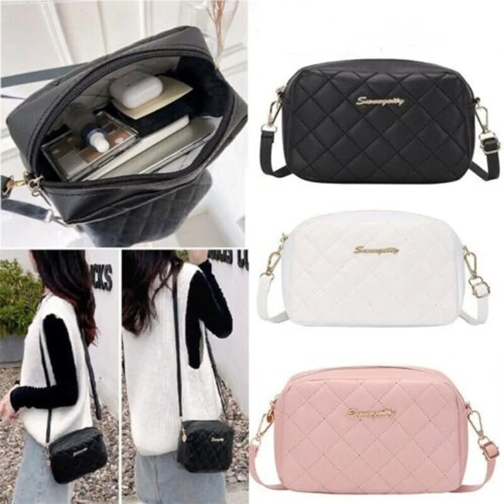 Fashionable Rhombus Shoulder Bag