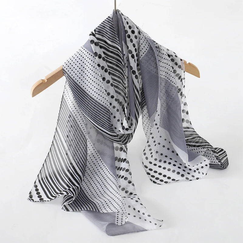 Printed Chiffon Scarf Shawl