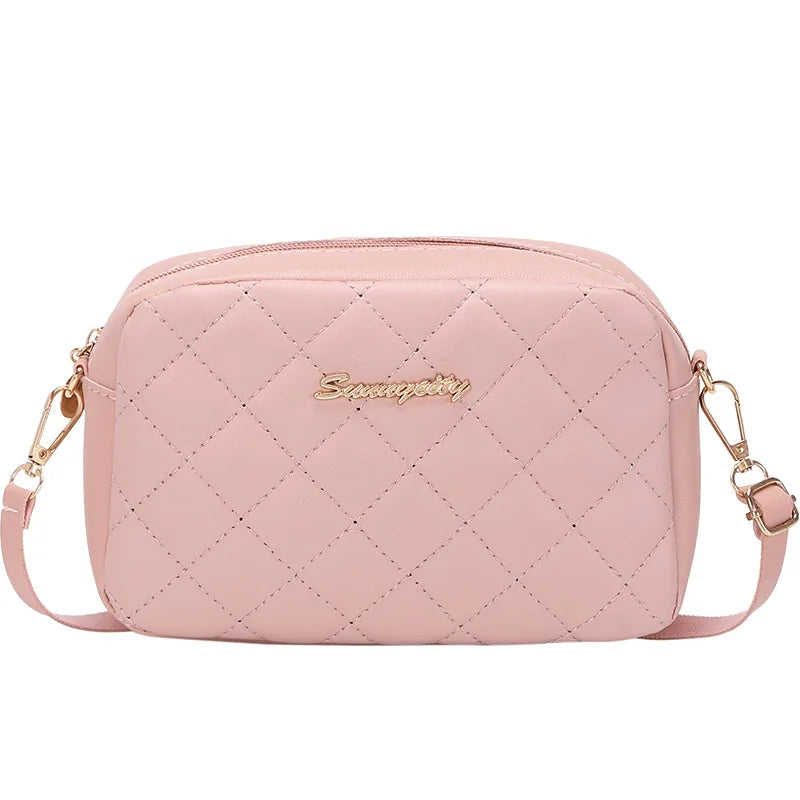 Fashionable Rhombus Shoulder Bag