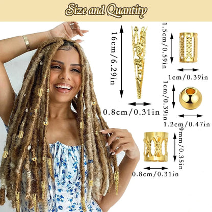 Hair Jewelry for Braids for Women