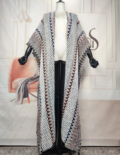 Fringe Poncho Cardigan