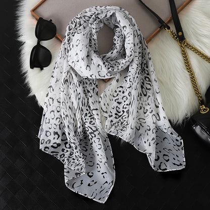 Printed Chiffon Scarf Shawl