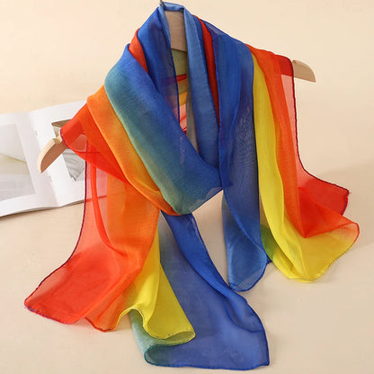 Printed Chiffon Scarf Shawl