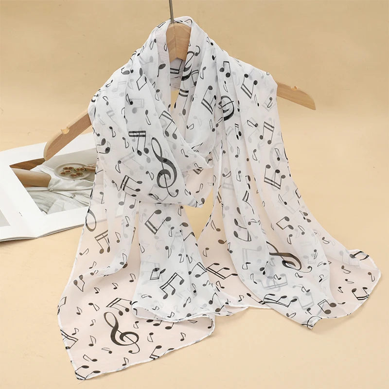 Printed Chiffon Scarf Shawl